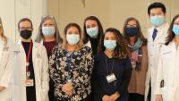 Nine members of the Interstitial Lung Disease clinical team